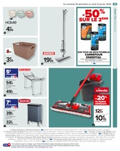 Poubelle Angebote im Prospekt "LE BLANC : STYLÉS LES PETITS PRIX !" von Carrefour auf Seite 17