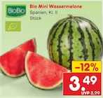 Bio Mini Wassermelone von BioBo für 3,49 € bei Netto Marken-Discount im Angebot Bio Mini Wassermelone von BioBo im aktuellen Netto Marken-Discount Prospekt