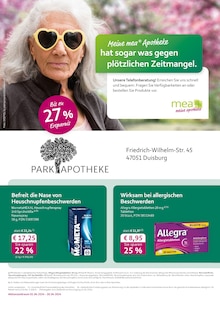 Arzneimittel im mea - meine apotheke Prospekt "Unsere April-Angebote" mit 4 Seiten (Duisburg)