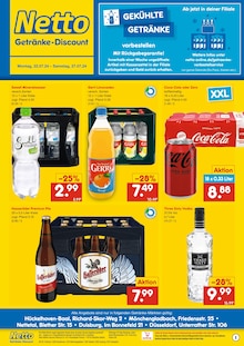 Netto Marken-Discount Prospekt Gekühlte Getränke mit  Seiten