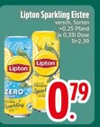 Sparkling Eistee Zero im EDEKA Prospekt Sparkling Eistee Zero von Lipton im aktuellen EDEKA Prospekt für 0,79 €