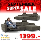 Aktuelles Bronx Ecksofa Angebot bei Seats and Sofas in Bochum ab 1.399,00 €