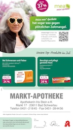 mea - meine apotheke Prospekt für Sereetzerfeld mit 4 Seiten mea - meine apotheke Prospekt für Sereetzerfeld: "Unsere Juli-Angebote", 4 Seiten, 01.07.2025 - 31.07.2025