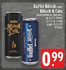 Kölsch Angebote von Gaffel bei EDEKA Leverkusen für 0,99 €