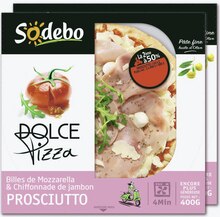 Pizza - Sodebo - Géant Casino Pizza - Sodebo à 5,26 € dans le catalogue Géant Casino "Prenez des couleurs… C'est l'été des promos !"