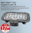 Tischgrill BG-110458.1 im Angebot bei V-Markt in München Tischgrill BG-110458.1 Angebote von Emerio bei V-Markt München für 17,99 €