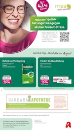 Aktueller mea - meine apotheke Apotheken Prospekt in Roetgen und Umgebung, "Unsere August-Angebote" mit 4 Seiten, 01.08.2025 - 31.08.2025