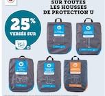 25% versés sur ma Carte U sur toutes les housses de protection U - U dans le catalogue Super U