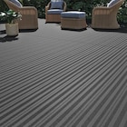 Lame de terrasse en composite grise L. 2,2 m x l. 14,5 cm en promo à 8,20 € chez Brico Dépôt Lame de terrasse en composite grise L. 2,2 m x l. 14,5 cm dans le catalogue Brico Dépôt