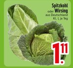 Spitzkohl im EDEKA Prospekt Spitzkohl von im aktuellen EDEKA Prospekt für 1,11 €
