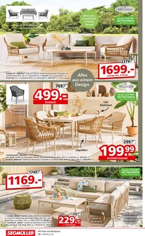 Sofa im Segmüller Prospekt "Gartenmöbel" mit 24 Seiten (Darmstadt)