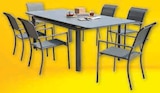 Ensemble table mangue et fauteuils Figue dans le catalogue Super U