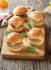 6 Mini Cheeseburgers Boeuf en promo chez Intermarché Express 6 Mini Cheeseburgers Boeuf dans le catalogue Intermarché Express