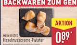 Haselnusscreme-Twister von Mein Bestes im aktuellen ALDI Nord Prospekt für 0,89 €