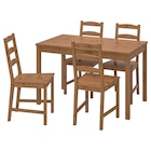 Tisch und 4 Stühle Antikbeize Angebote von JOKKMOKK bei IKEA Cuxhaven für 199,00 €