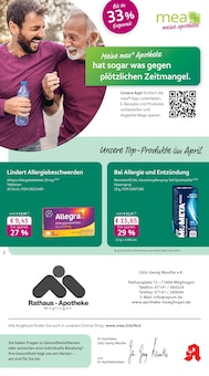 mea - meine apotheke Prospekt Unsere April-Angebote mit 4 Seiten
