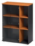 Bibliothèque mi-haute 2 portes vitrées battantes - Office DEPOT à Lille Bibliothèque mi-haute 2 portes vitrées battantes en promo chez Office DEPOT Lille à 294,00 €