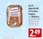 LYSELL Appetitsild oder Schwedenhappen oder Röllchen Angebote bei famila Nordost Celle für 2,49 €