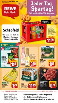 REWE Prospekt der Woche "Dein Markt" Seite 1, 16.02.2026 bis 21.02.2026 für Rees Aktueller REWE Prospekt "Dein Markt" Seite 1 von 26 Seiten für Rees