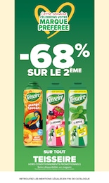 Prix et réduction Teisseire dans le prospectus Carrefour en cours Offre Teisseire dans le catalogue Carrefour du moment à la page 11