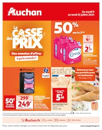 Prospectus Auchan Hypermarché à Noyelles-Godault, "Le Casse des Prix", 40 pages, 09/07/2024 - 15/07/2024