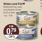 Filet Huhn & Ente von Wildes Land im aktuellen V-Markt Prospekt für 0,79 €