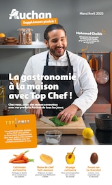 Prospectus Auchan Hypermarché à Paris, "La gastronomie à la maison avec Top Chef !", 12 pages de promos valables du 01/03/2023 au 30/04/2023