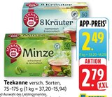 8 Kräuter Angebote von Teekanne bei E center Böblingen für 2,49 €