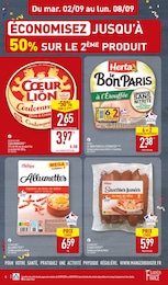 Prix et réduction Lardons dans le prospectus Aldi en cours Offre Lardons dans le catalogue Aldi du moment à la page 6
