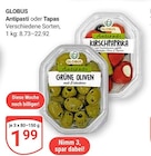 Grüne Oliven mit Kräutern im Angebot bei GLOBUS in Salzgitter Grüne Oliven mit Kräutern Angebote von Globus bei GLOBUS Salzgitter für 1,99 €