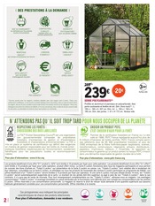 Abri De Jardin Angebote im Prospekt "Jardi : préparez votre jardin à prix E.Leclerc" von E.Leclerc auf Seite 2