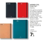 Agenda civil flex f16 - Oberthur en promo chez E.Leclerc Thionville à 7,90 €