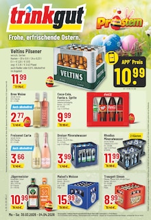Trinkgut Prospekt der Woche "Aktuelle Angebote" Seite 1, 30.03.2026 bis 04.04.2026 für Neuwied Aktueller Trinkgut Prospekt "Aktuelle Angebote" Seite 1 von 18 Seiten für Neuwied