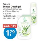 Senses Duschgel von Frosch im aktuellen V-Markt Prospekt für 1,79 €