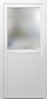 Porte de Service - PVC - demi vitrée - Tirant Gauche - Brico Cash Porte de Service - PVC - demi vitrée - Tirant Gauche à 235,00 € dans le catalogue Brico Cash