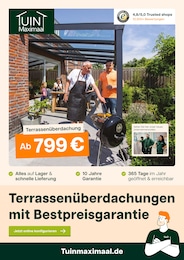 Tuinmaximaal Prospekt für Hausen mit 14 Seiten Tuinmaximaal Prospekt für Hausen: „Terrassenüberdachungen mit Bestpreisgarantie”, 14 Seiten, 07.07.2026 - 16.08.2026