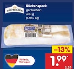 Aktuelle Schweinefleisch Angebote bei Netto Marken-Discount in Jena Aktuelles Rückenspeck Angebot bei Netto Marken-Discount in Jena ab 1,99 €