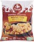 Pommes noisettes - CARREFOUR CLASSIC’ - Supermarchés Match à Valenciennes Pommes noisettes - CARREFOUR CLASSIC’ en promo chez Supermarchés Match Valenciennes à 1,85 €