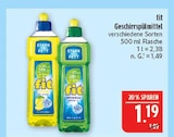 Aktuelles Geschirrspülmittel Zitrone Angebot bei Marktkauf in Nürnberg ab 1,19 €