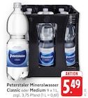 Mineralwasser Classic Angebote von Peterstaler bei EDEKA Freiburg für 5,49 €