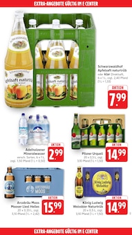 Bier im E center Prospekt "Aktuelle Angebote" mit 56 Seiten (Aalen)