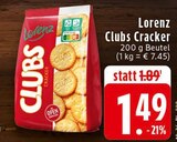 Aktuelle Cracker Angebote bei E center in Wuppertal Aktuelles Clubs Cracker Angebot bei E center in Wuppertal ab 1,49 €