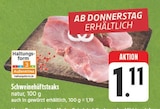 Schweinehüftsteaks bei EDEKA im Hilpoltstein Prospekt für 1,11 €