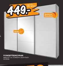 Schwebetürenschrank Angebot in Höhnstedt im aktuellen Prospekt bei Sconto SB in Höhnstedt