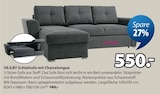 Schlafsofa mit Chaiselongue Angebote von VEJLBY bei JYSK Brühl für 550,00 €