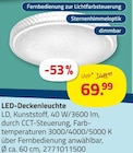 LED-Deckenleuchte im aktuellen ROLLER Prospekt für 69,99 €