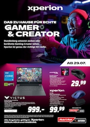 MediaMarkt Saturn Prospekt "DAS ZUHAUSE FÜR ECHTE GAMER & CREATOR", 9 Seiten, 29.07.2026 - 04.08.2026