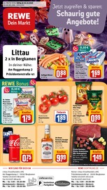 Aktueller REWE Prospekt mit Rindfleisch, "Dein Markt", Seite 1