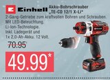 Akku-Bohrschrauber "TE-CD 12/1 X-Li" Angebote von Einhell bei Marktkauf Greifswald für 49,99 €