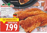 Schinkensteaks gewürzt im Angebot bei E center in Falkensee Schinkensteaks gewürzt Angebote von Bauern Gut bei E center Falkensee für 7,99 €
